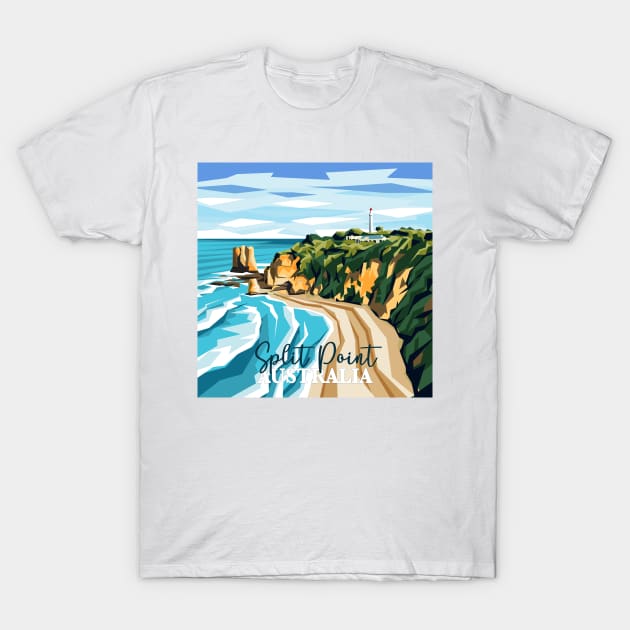 Split Rock Point Lighthouse, Australia T-Shirt by irajane